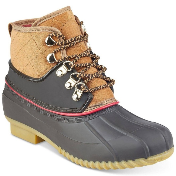 Tommy Hilfiger Rinah Rain Boots, Size 8, Offers Welcome - Picture 2 of 10